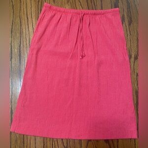 Coldwater Creek Women’s M Vibrant Salmon Coral straight Skirt